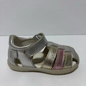 Naturino Toddlers’ See Sandals Silver, Girls’ Size 4.5 M